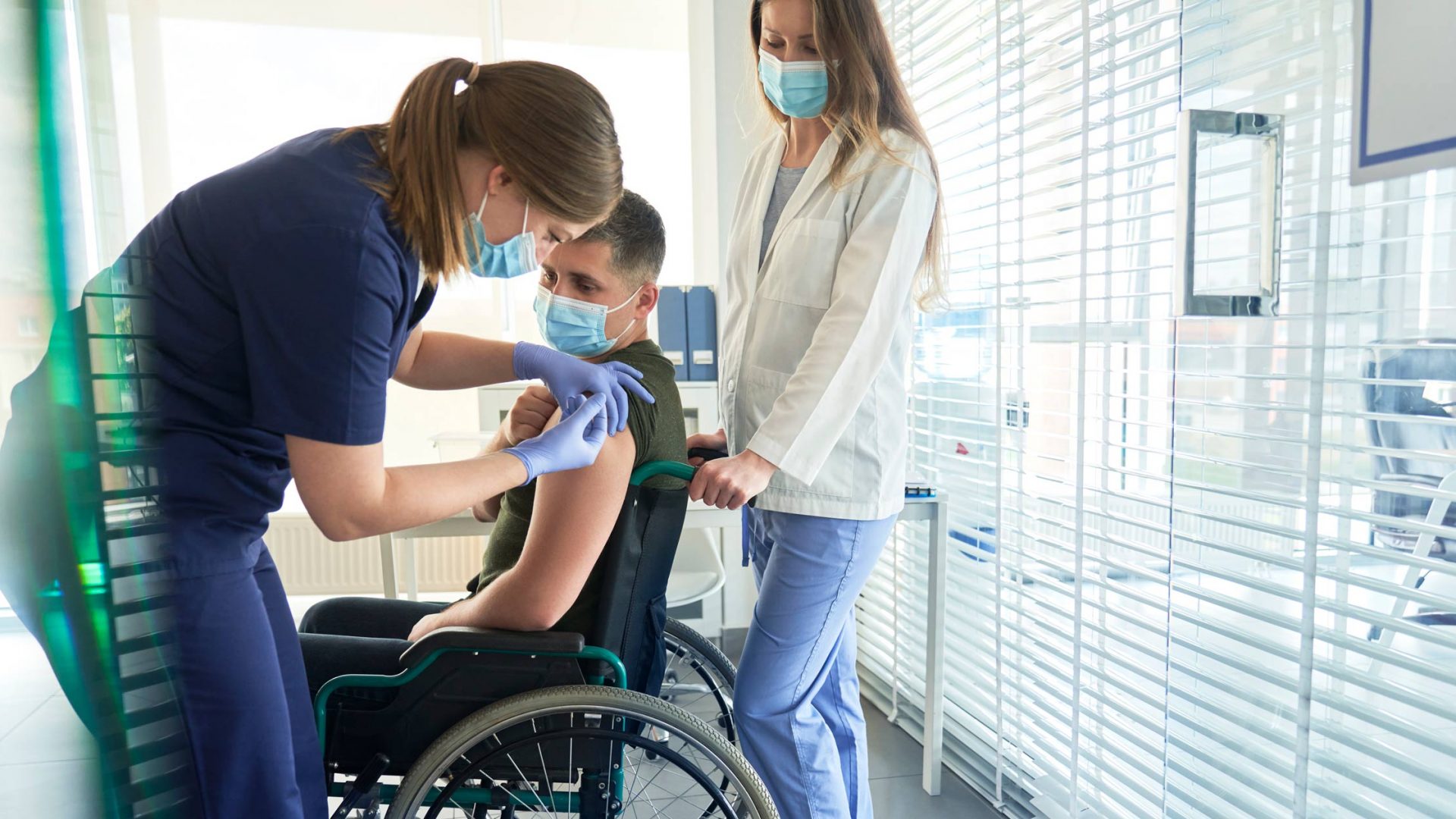 Patient Receiving Vaccine Shot